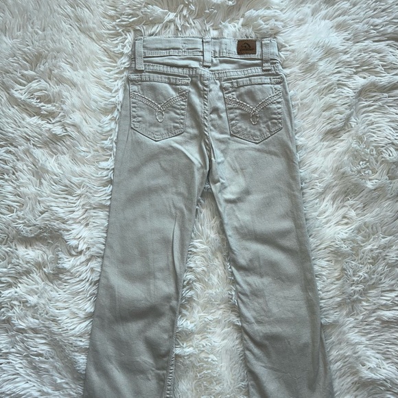 Jordache Girls slim pants size 6 tan school uniform - Picture 6 of 9